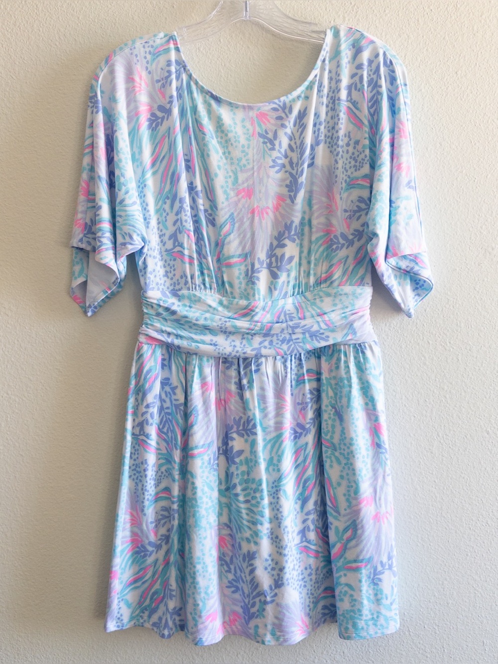 NWT Lilly Pulitzer Parigi Boat Neck Romper in Via Del Mar – Size S